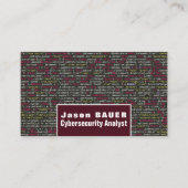 Web-Skript, Informationstechnologie, Computer Visitenkarte (Vorderseite)