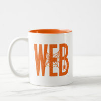 Web-Spinner Halloween-Linolschnitt-Design
