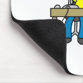 Web-Süchtiger Mousepad (Ecke)
