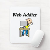 Web-Süchtiger Mousepad (Mit Mouse)