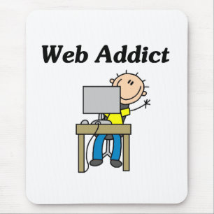 Web-Süchtiger Mousepad