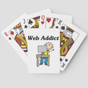 Web-Süchtiger Spielkarten