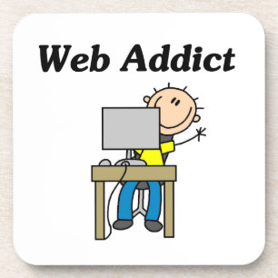 Web-Süchtiger Untersetzer