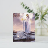 Web Weaver Post Card Postkarte (Stehend Vorderseite)