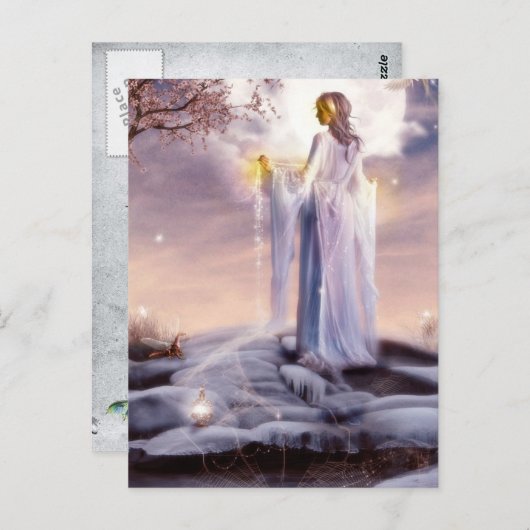 Web Weaver Post Card Postkarte (Vorne/Hinten)