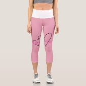 Web Within – Art of Hidden Strength Capri Leggings (Vorderseite)