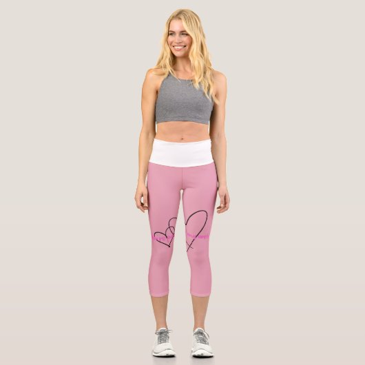 Web Within – Art of Hidden Strength Capri Leggings (Vorderseite)
