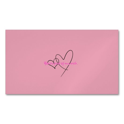 Web Within – Art of Hidden Strength Magnetische Visitenkarte (Vorderseite)