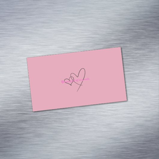 Web Within – Art of Hidden Strength Magnetische Visitenkarte (Beispiel)