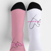 Web Within – Kunst der verborgenen Stärke Socken (Oben)