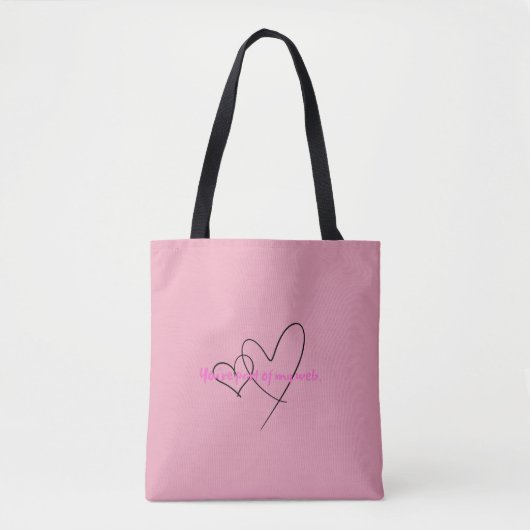 Web Within – Kunst der verborgenen Stärke Tasche (Vorderseite)