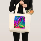 Webart in der Brise Jumbo Stoffbeutel (Vorderseite (Produkt))