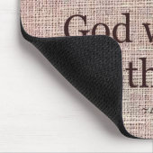 Webart in der Glauben-Mausunterlage Mousepad (Ecke)