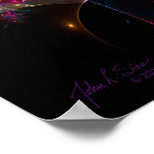 Webb04 20x16-Fraktal Poster (Ecke)