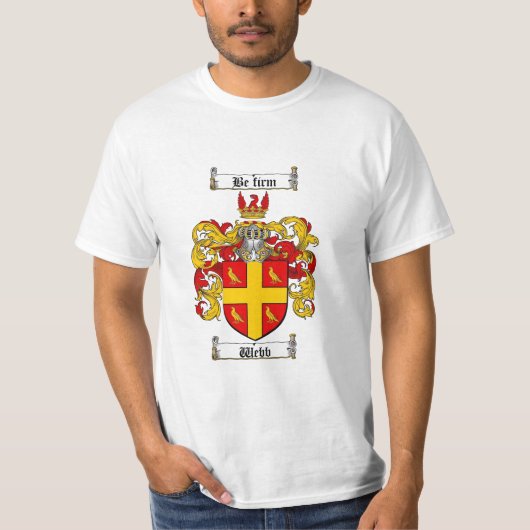 Webb Familienwappen - Webb Wappen T-Shirt (Vorderseite)