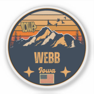 Webb, Iowa Aufkleber