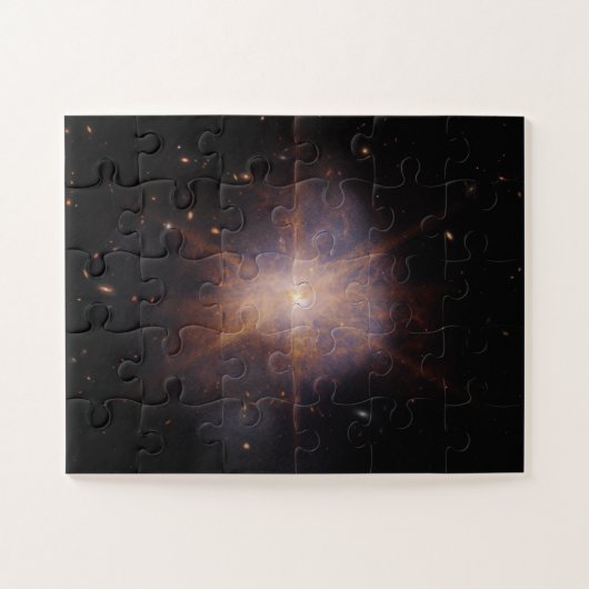 WEBB SPACE Image Arp 220 Galaxien Wechselwirkung Puzzle (Horizontal)