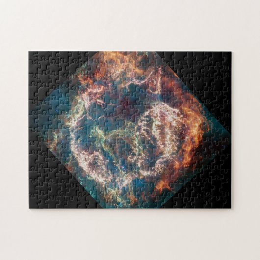 WEBB SPACE Supernova Cassiopeia Bild A MIRI Puzzle (Horizontal)