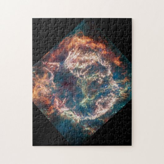WEBB SPACE Supernova Cassiopeia Bild A MIRI Puzzle (Vertikal)