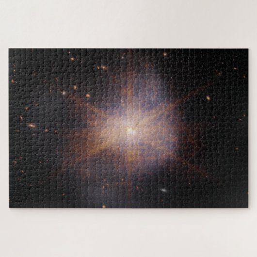 WEBB SPACE TELESCOPE Arp 220 Interaktive Galaxien Puzzle (Horizontal)