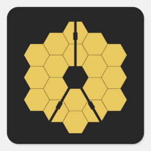 Webb Space Telescope Science nasa space universe Quadratischer Aufkleber