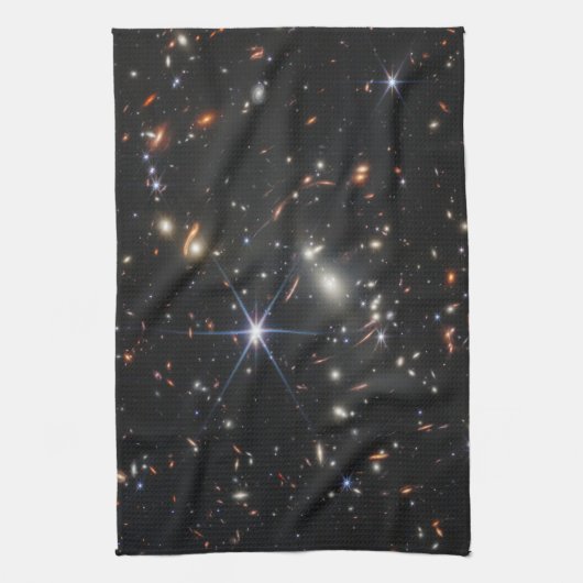 Webb Space Telescope science nasa universe star as Geschirrtuch (Vertikal)