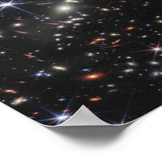 Webb Space Telescope science nasa universe star as Poster (Ecke)