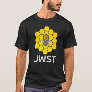 WEBB-Weltraumteleskop mit Abstrakt-gelben Spiegeln T-Shirt