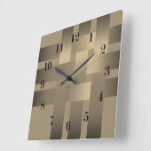 Webbänder, Satin Quadratische Wanduhr (Winkel)