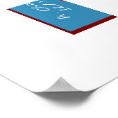 Webbed Scaled Fantasy Creature Poster (Ecke)