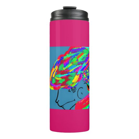 Webbed Scaled Fantasy Creature Thermosbecher (Vorderseite)