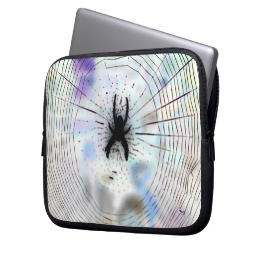 Webbed Spider Laptopschutzhülle (Vorderseite Links)