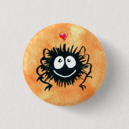 Webber die Spinnen-Lieben Halloween! Button