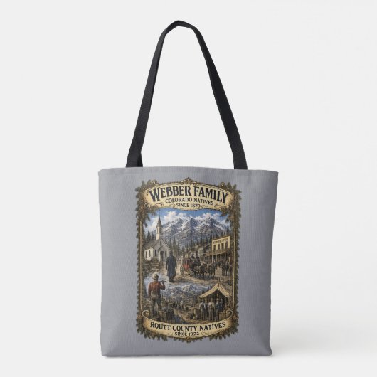 Webber-Familientreffen Tasche (Rückseite)