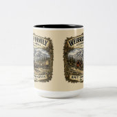 Webber-Familientreffen Zweifarbige Tasse (Mittel)