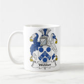 Webber Familienwappen Kaffeetasse (Links)