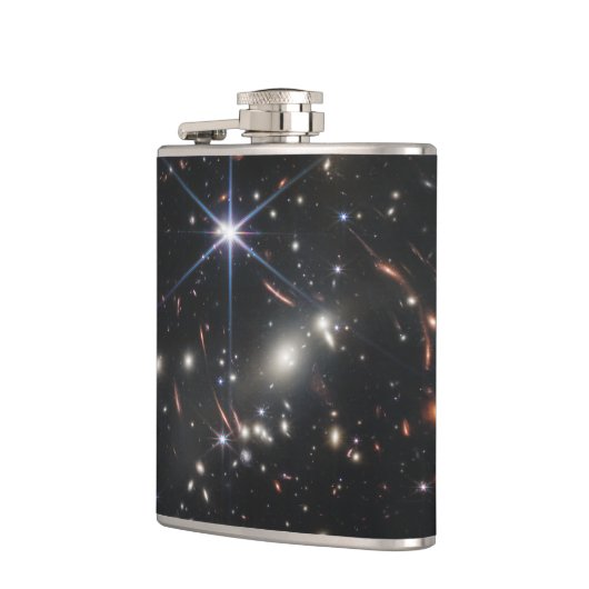 WebbS erste tiefe Feldansicht des Universums Flachmann (Links)