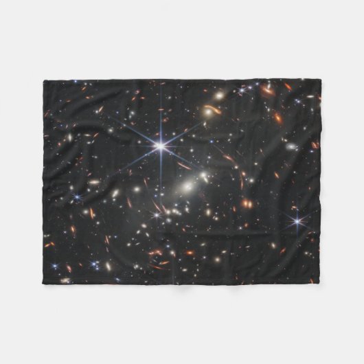 WebbS erste tiefe Feldansicht des Universums Fleecedecke (Vorderseite (Horizontal))