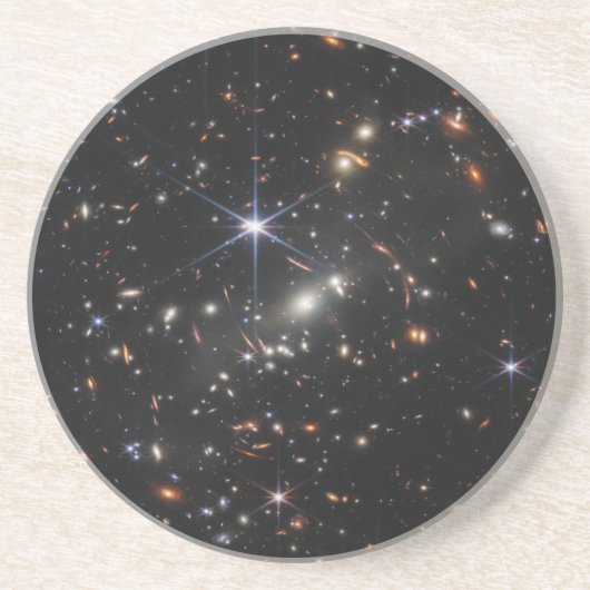 WebbS erste tiefe Feldansicht des Universums Getränkeuntersetzer (Vorne)