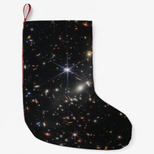WebbS erste tiefe Feldansicht des Universums Kleiner Weihnachtsstrumpf