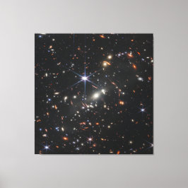 WebbS erste tiefe Feldansicht des Universums Leinwanddruck