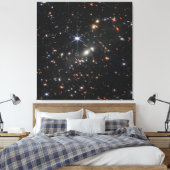 WebbS erste tiefe Feldansicht des Universums Leinwanddruck (Insitu (Schlafzimmer))