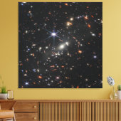 WebbS erste tiefe Feldansicht des Universums Leinwanddruck (Insitu (Wohnzimmer))