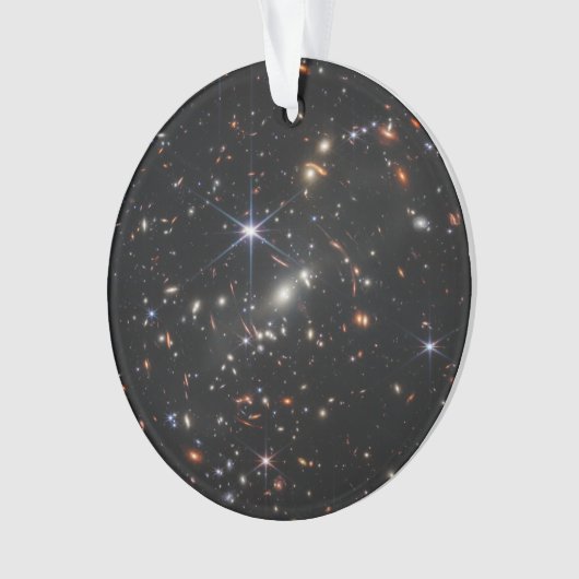 WebbS erste tiefe Feldansicht des Universums Ornament (Vorderseite)
