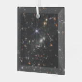 WebbS erste tiefe Feldansicht des Universums Ornament Aus Glas (Vorderseite links)