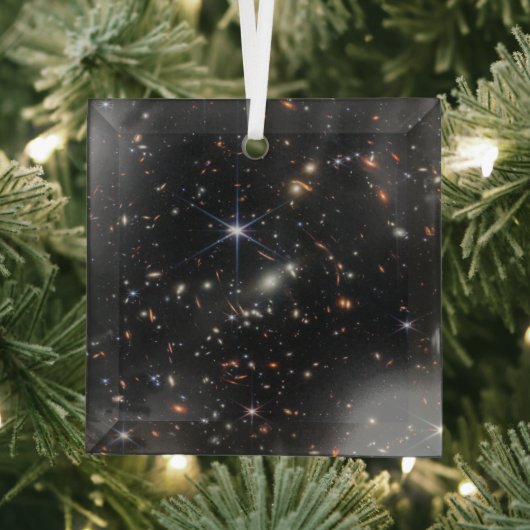 WebbS erste tiefe Feldansicht des Universums Ornament Aus Glas (Insitu)
