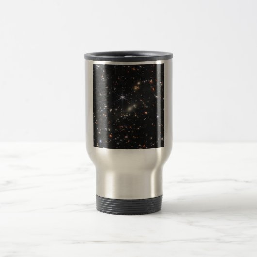 WebbS erste tiefe Feldansicht des Universums Reisebecher (Mittel)