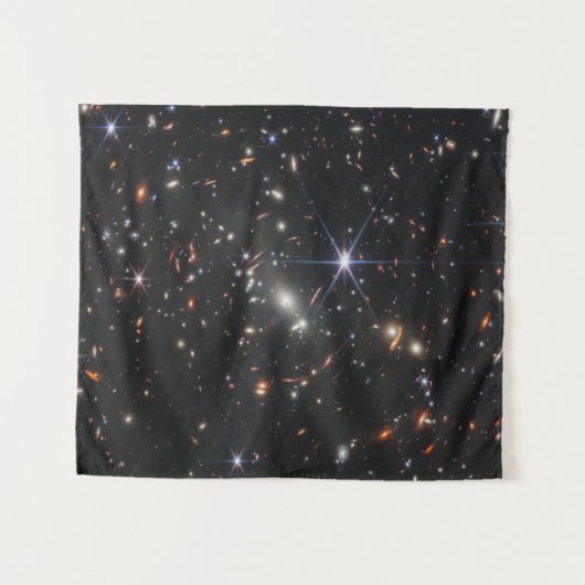 WebbS erste tiefe Feldansicht des Universums Wandteppich (Vorderseite (Horizontal))