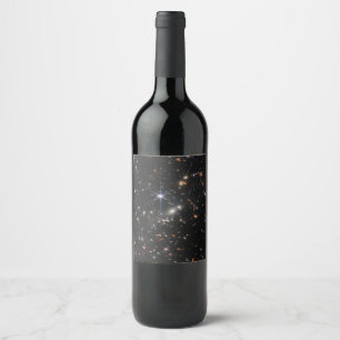 WebbS erste tiefe Feldansicht des Universums Weinetikett