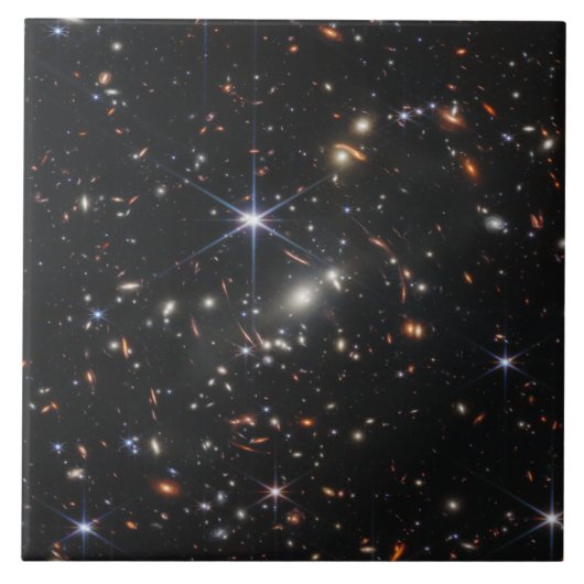 Webbs erste Tiefenfeld-Ansicht des Universums Fliese (Vorderseite)